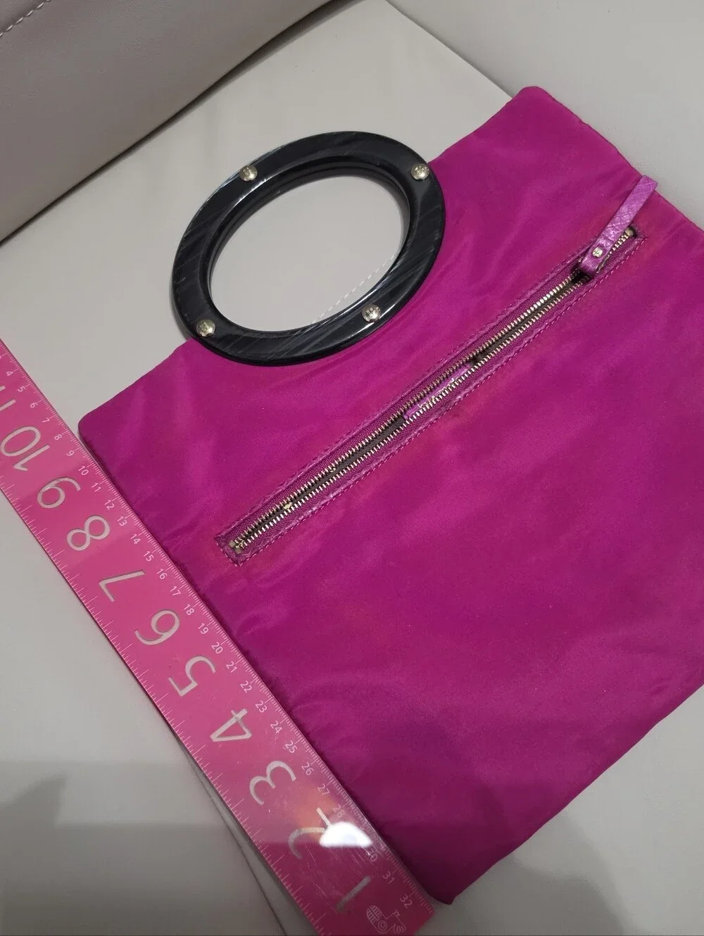 Kate Spade Pink Circle-Handle Tote Bag